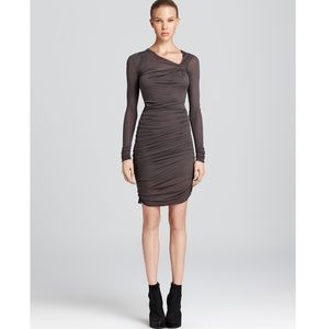 Helmut Lang Ruched Dress
